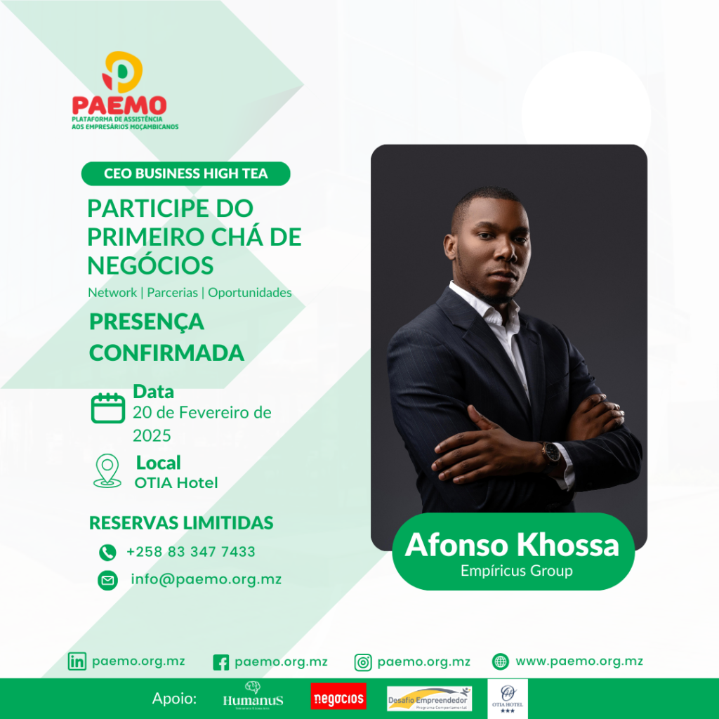 Afonso Khossa: Do Comércio de Rua à Formação de Líderes – Presença de Peso no CEO’s Business High Tea 1 2