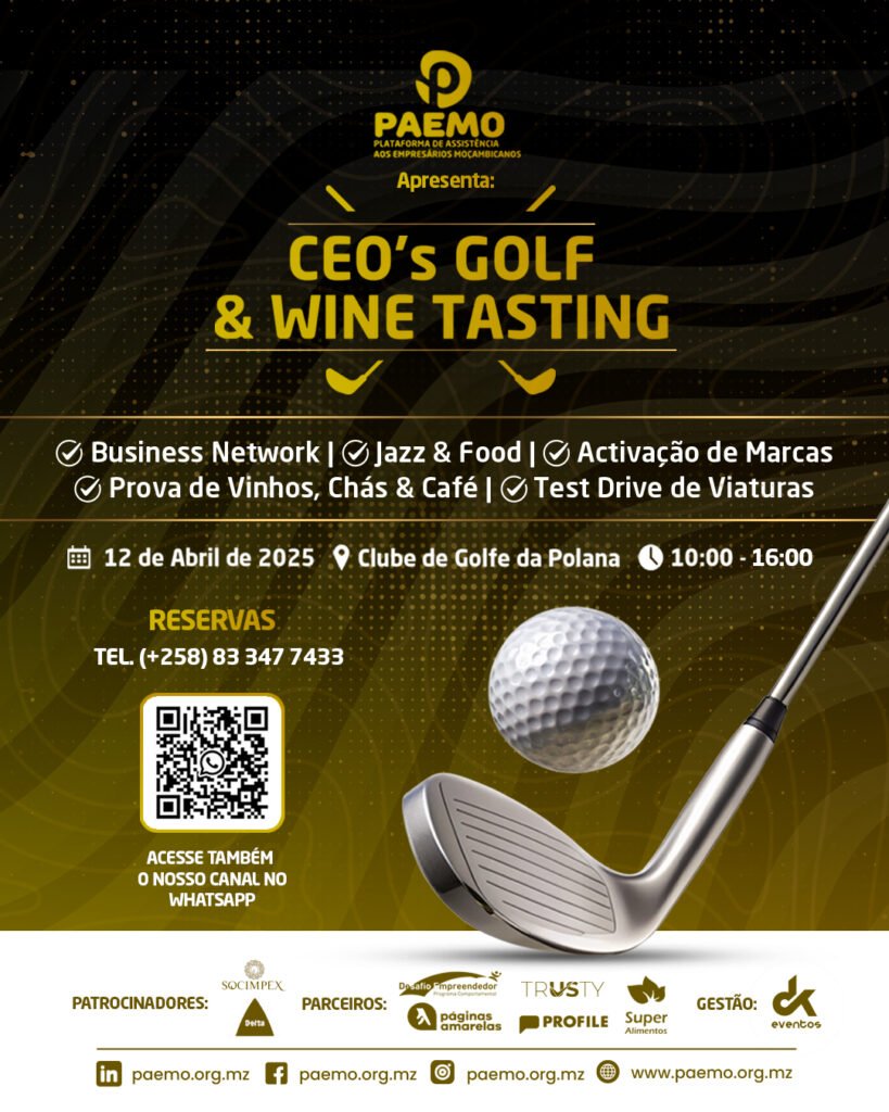 MAPUTO CEO's GOLF & WINE TASTING 2025 1 Golf Event Maputo